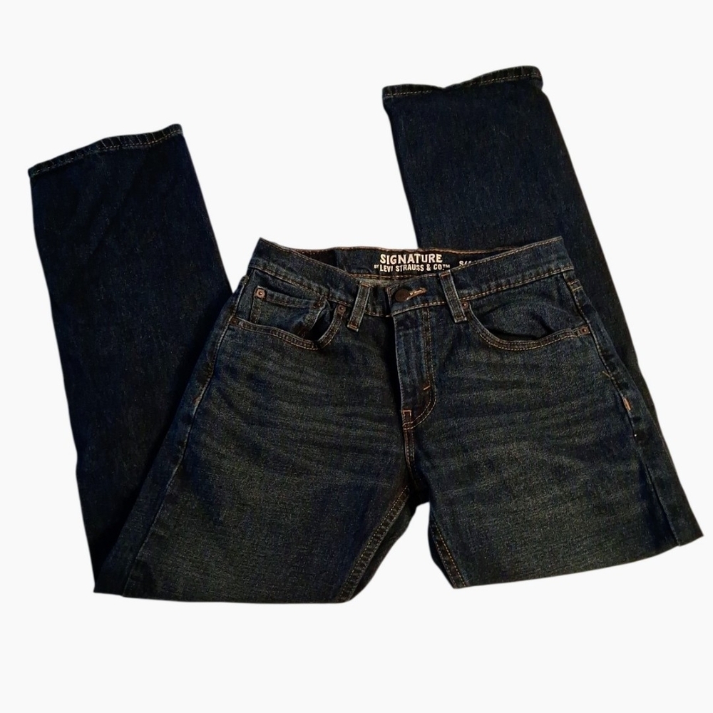 Signature Levi Strauss & Co. S41 Dark Wash Denim Jeans 29x30